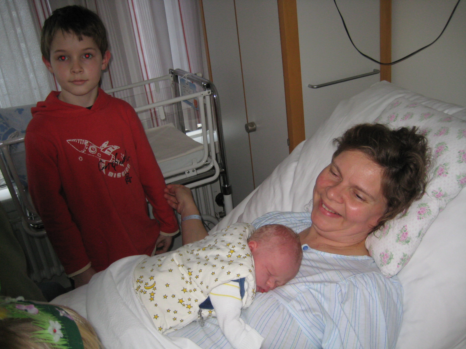 Vitek s maminkou a Ondrejem